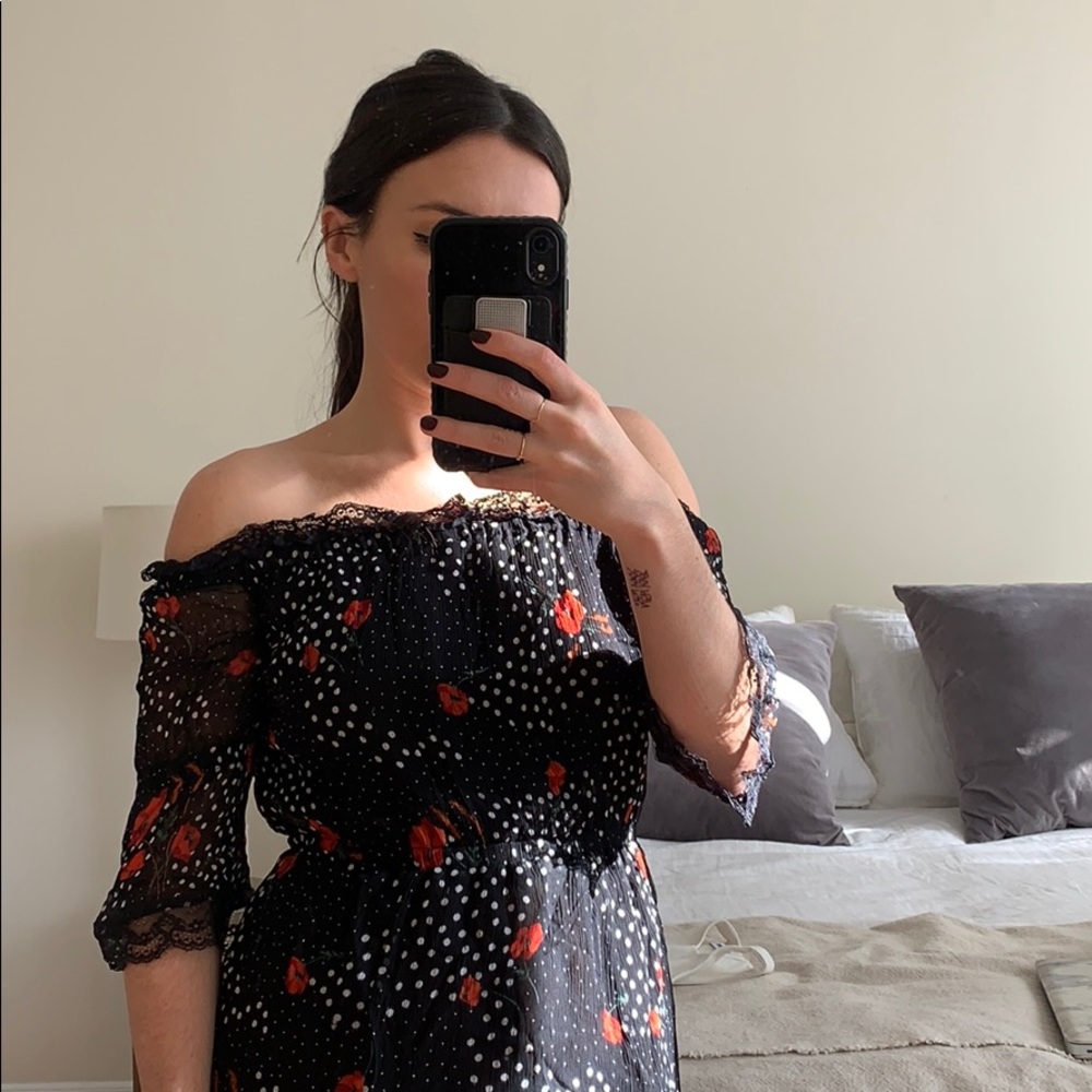 Kooples polka dot mini dress